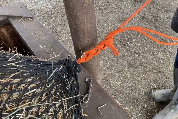 How to Tie a Slipknot on a Haynet